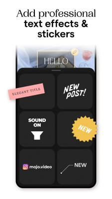 Screenshot of the application Mojo: Reels and Video Captions - #7