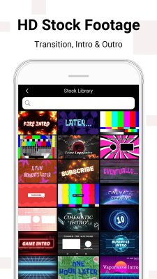 Screenshot of the application Vlog Star - #4