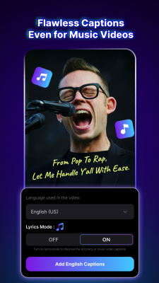 Screenshot of the application Blink Captions by Vozo AI - #8