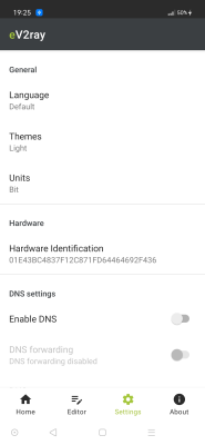 Screenshot of the application e-V2ray - #4