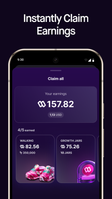 Screenshot of the application Sweat Wallet - #5