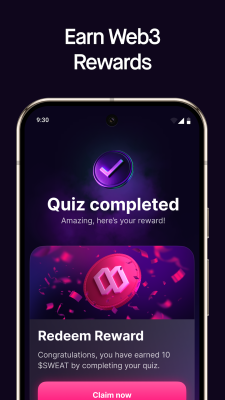 Screenshot of the application Sweat Wallet - #7