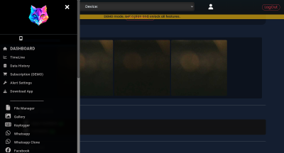 Screenshot of the application CatWatchful - #4