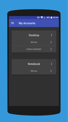 Screenshot of the application Remote Fingerprint Unlock - #3