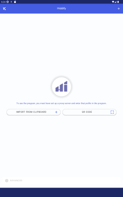 Screenshot of the application HiddifyNG - #7