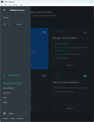 Screenshot of the application Outline Manager - #5