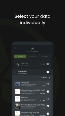 Screenshot of the application iShredder - #4