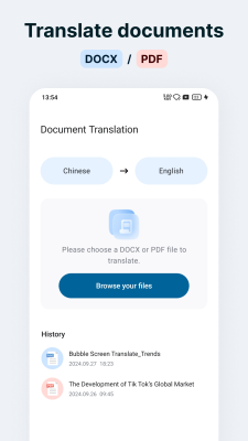 Screenshot of the application Bubble Screen Translate - #8