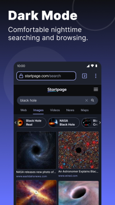 Screenshot of the application Startpage - #6