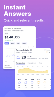 Screenshot of the application Startpage - #7