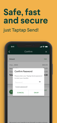 Screenshot of the application Taptap Send - #3