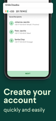 Screenshot of the application Taptap Send - #4
