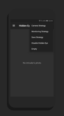 Screenshot of the application Hidden Eye - #3