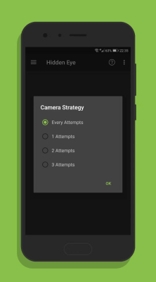 Screenshot of the application Hidden Eye - #4