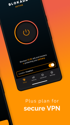 Screenshot of the application Blokada - #5