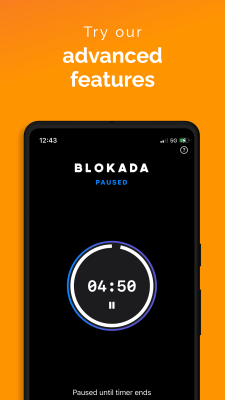 Screenshot of the application Blokada - #8