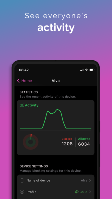 Screenshot of the application Parental Control by Blokada - #6