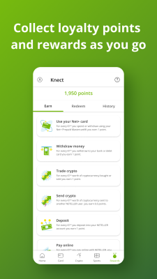 Screenshot of the application Neteller - #8