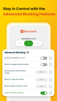 Screenshot of the application BlockerX - #3