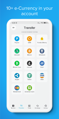 Screenshot of the application Payeer - #3