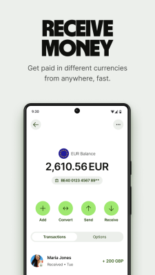 Screenshot of the application Wise: International Transfers - #6