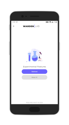 Screenshot of the application Warden - #4