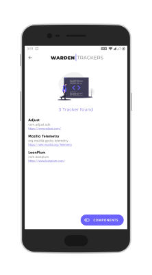Screenshot of the application Warden - #7