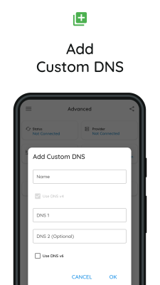 Screenshot of the application DNS Changer - #4