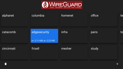 Screenshot of the application WireGuard - #6