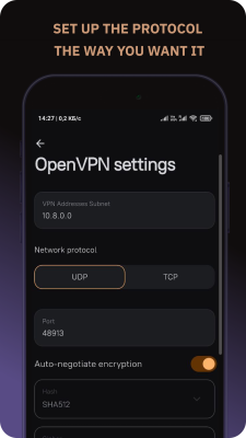 Screenshot of the application Amnezia VPN - #6