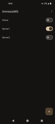 Screenshot of the application AmneziaWG - #5