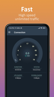 Screenshot of the application Nomad VPN - #4