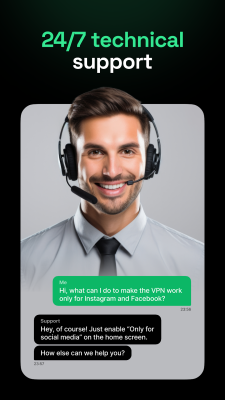 Screenshot of the application VPN Satoshi - #4
