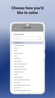 Screenshot of the application Mathway - #5
