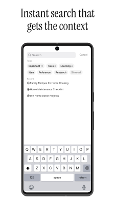 Screenshot of the application Voicenotes - #7