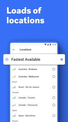 Screenshot of the application MySudo VPN - #5