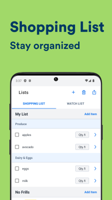 Screenshot of the application Flipp - #5