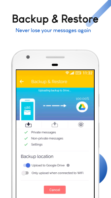 Screenshot of the application Mood SMS - #7