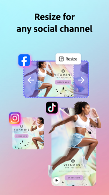 Screenshot of the application Adobe Express - #4