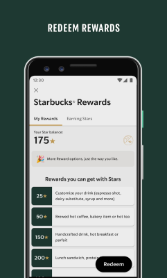 Screenshot of the application Starbucks - #5