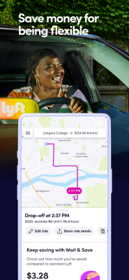 Screenshot of the application Lyft - #4