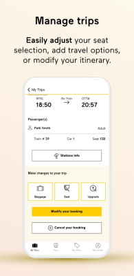 Screenshot of the application VIA Rail Canada - #3