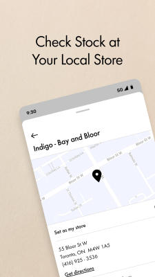 Screenshot of the application Indigo - #5