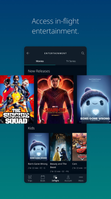 Screenshot of the application WestJet - #4