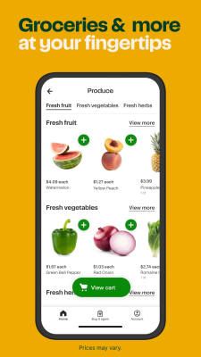 Screenshot of the application Instacart - #3