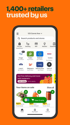 Screenshot of the application Instacart - #4