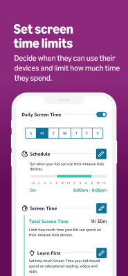 Screenshot of the application Amazon Kids Parent Dashboard - #4