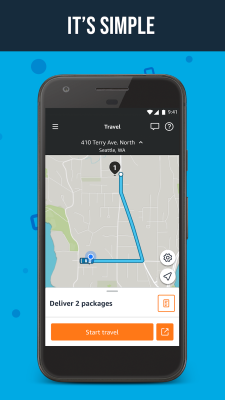 Screenshot of the application Amazon Flex - #3