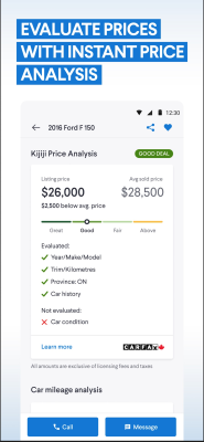 Screenshot of the application Kijiji Autos - #3