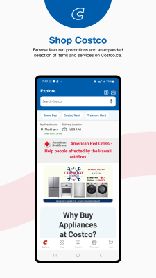 Screenshot of the application Costco - #3